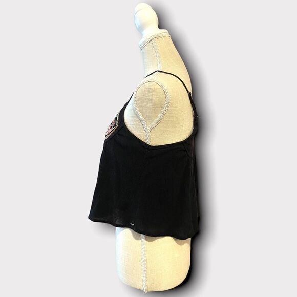 Rip Curl | Junior’s Embroidered Black Tank - Picture 4 of 8